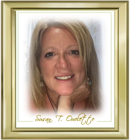 Susan T. Ouellette in a gold frame